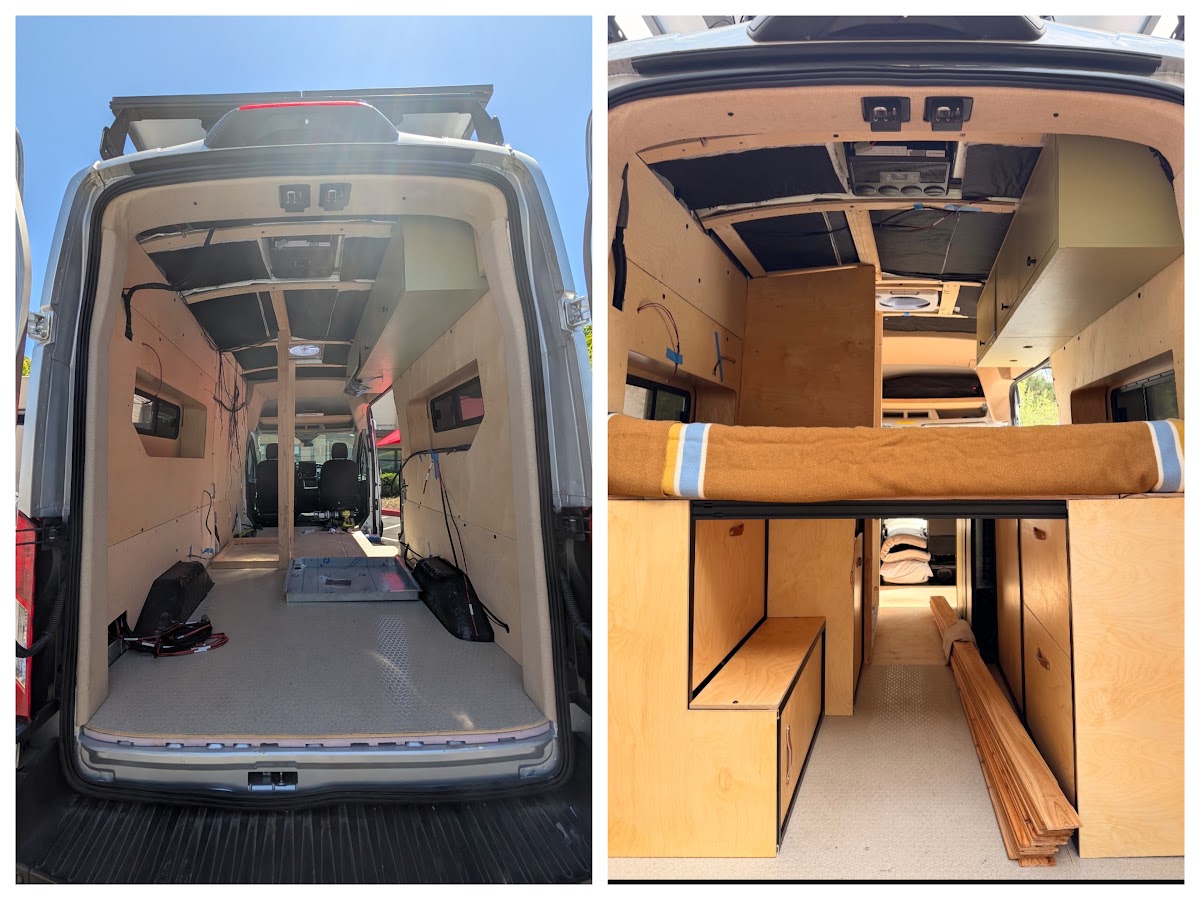 Camper Van Interior Build-Out in Stanford